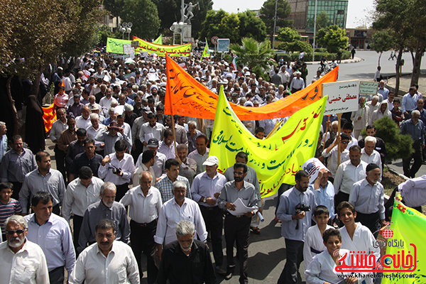حضور مردم رفسنجان در راهپیمایی روز قدس