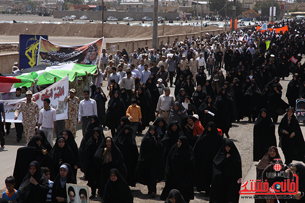 حضور مردم رفسنجان در راهپیمایی روز قدس