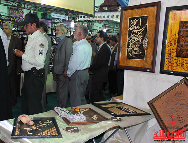بازدید مسئولین از نمایشگاه بزرگ قرآن در رفسنجان4