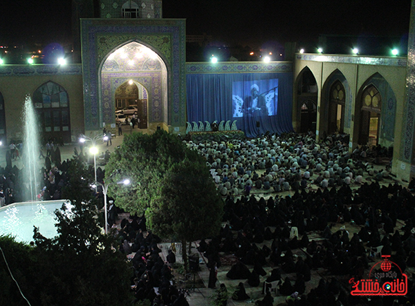 وداع  با ماه مبارک رمضان در مسجد جامع رفسنجان6