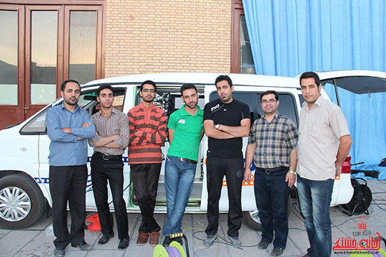 پشت صحنه پخش زنده ی آئین جمع خوانی قران کریم در رفسنجان (18)