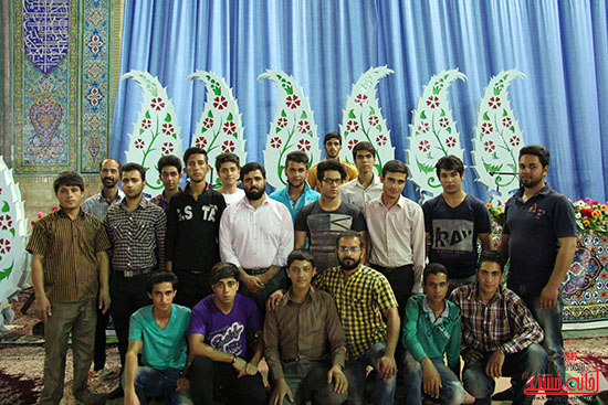 پشت صحنه پخش زنده ی آئین جمع خوانی قران کریم در رفسنجان (6)