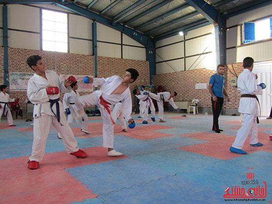 آماده سازی کاراته کاران نوجوان رفسنجانی برای حضور در مسابقات کشوری (5)