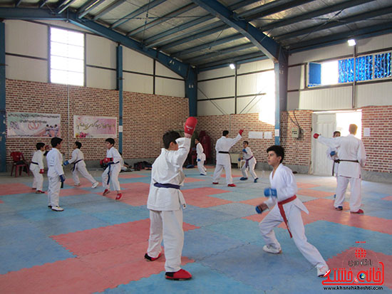 آماده سازی کاراته کاران نوجوان رفسنجانی برای حضور در مسابقات کشوری