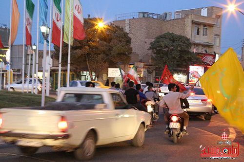 جشن پیروزی غزه با راه اندازی کارناوال شادی در رفسنجان (3)