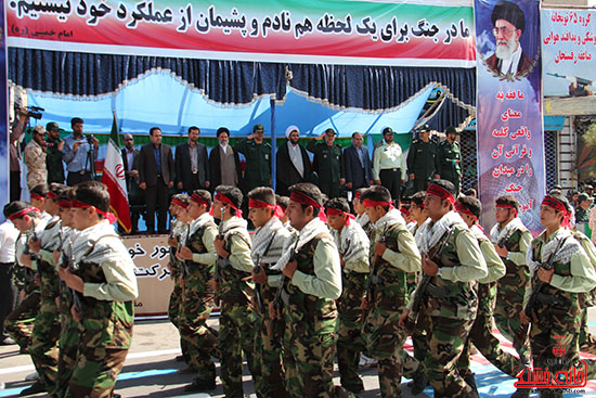 رژه نیروهای مسلح رفسنجان-خانه خشتی (2)