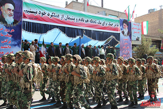 رژه نیروهای مسلح رفسنجان-خانه خشتی (5)