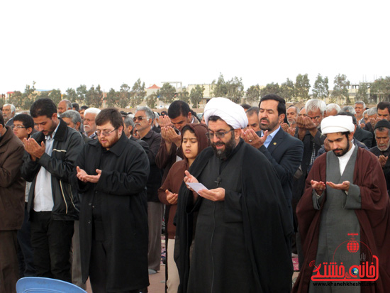 برگزاری نماز استسقاء باران در مصلی رفسنجان