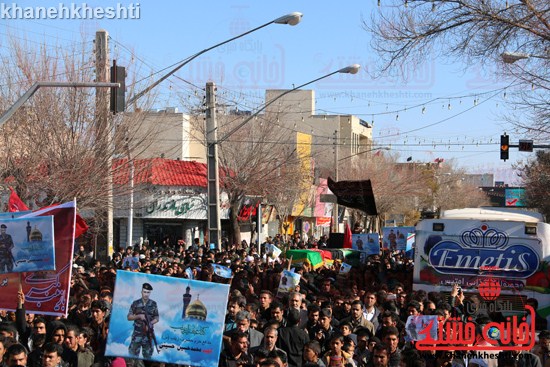 دوربین خانه خشتی در مراسم تشیع شهید مدافع حرم حضرت زینب در رفسنجان (9)