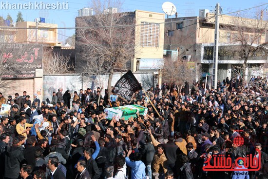 دوربین خانه خشتی در مراسم تشیع شهید مدافع حرم حضرت زینب در رفسنجان (13)