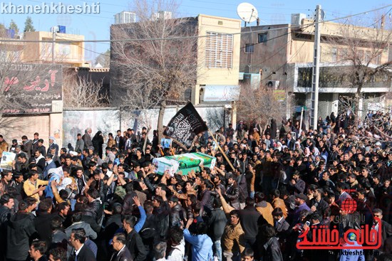 دوربین خانه خشتی در مراسم تشیع شهید مدافع حرم حضرت زینب در رفسنجان (13)