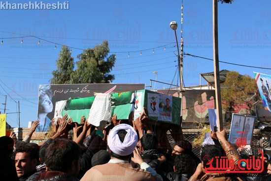 دوربین خانه خشتی در مراسم تشیع شهید مدافع حرم حضرت زینب در رفسنجان (14)