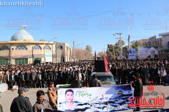 دوربین خانه خشتی در مراسم تشیع شهید مدافع حرم حضرت زینب در رفسنجان (17)
