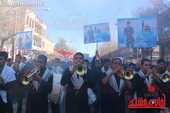 دوربین خانه خشتی در مراسم تشیع شهید مدافع حرم حضرت زینب در رفسنجان (4)