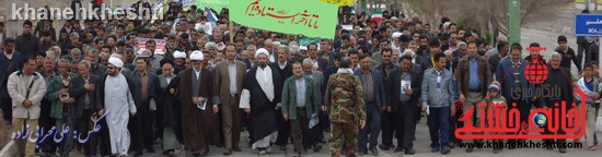لحظات ناب حضور مردم کشکوئیه در راهپیمایی یوم الله ۲۲ بهمن + عکس