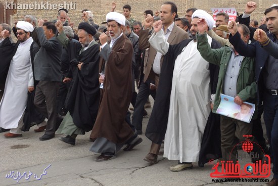 لحظات ناب حضور مردم کشکوئیه در راهپیمایی یوم الله ۲۲ بهمن + عکس (۲)