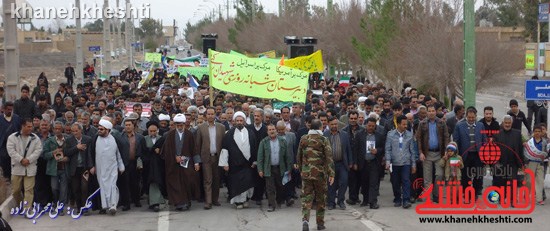 لحظات ناب حضور مردم کشکوئیه در راهپیمایی یوم الله ۲۲ بهمن + عکس (۳)