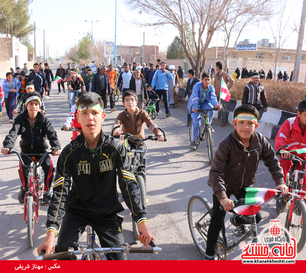 همایش دوچرخه سواری روستای قاسم آباد رفسنجان(خانه خشتی)۱