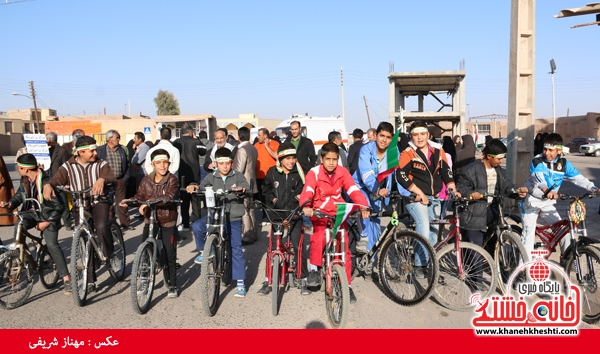 همایش دوچرخه سواری روستای قاسم آباد رفسنجان(خانه خشتی)۱۰