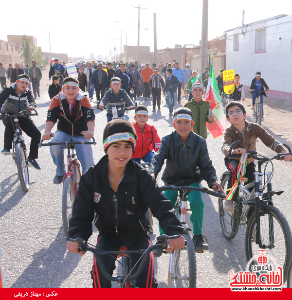 همایش دوچرخه سواری روستای قاسم آباد رفسنجان(خانه خشتی)۵