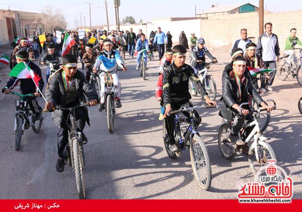 همایش دوچرخه سواری روستای قاسم آباد رفسنجان(خانه خشتی)۷