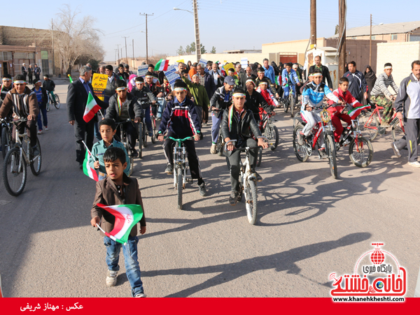 همایش دوچرخه سواری روستای قاسم آباد رفسنجان(خانه خشتی)۹