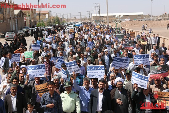راهپیمایی مردم رفسنجان در حمایت از مردم مظلوم یمن