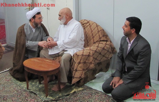 دیدار با اولین رئیس اداره تبلیغات اسلامی رفسنجان-خانه خشتی (۱)