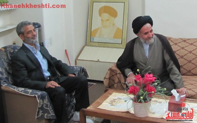 دیدار با اولین رئیس اداره تبلیغات اسلامی رفسنجان-خانه خشتی (۲)