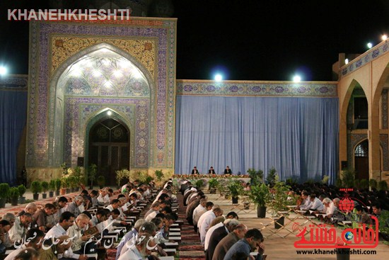جمع خوانی قران مسجد جامع رفسنجان (۳)