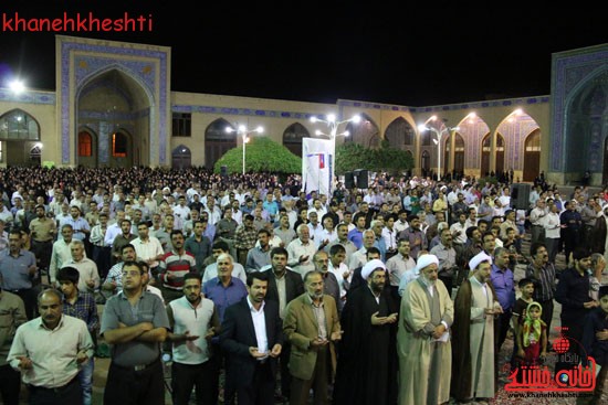 مراسم وداع مردم رفسنجان با ماه مبارک رمضان (۱۲)