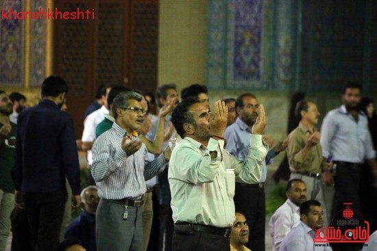 مراسم وداع مردم رفسنجان با ماه مبارک رمضان (۲)