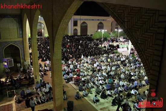 مراسم وداع مردم رفسنجان با ماه مبارک رمضان (۸)