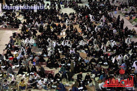 مراسم احیا شب بیست‎و‌سوم ماه رمضان در رفسنجان (۹)