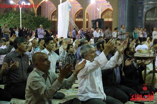 مراسم وداع مردم رفسنجان با ماه مبارک رمضان (۱)