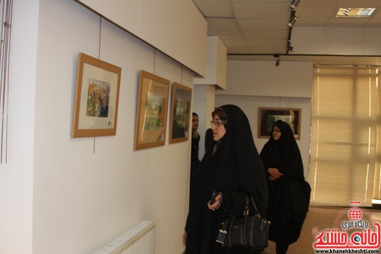 گالری نقاشی ابرنگ هنرمند رفسنجانی فهیمه پورامینایی (۲)