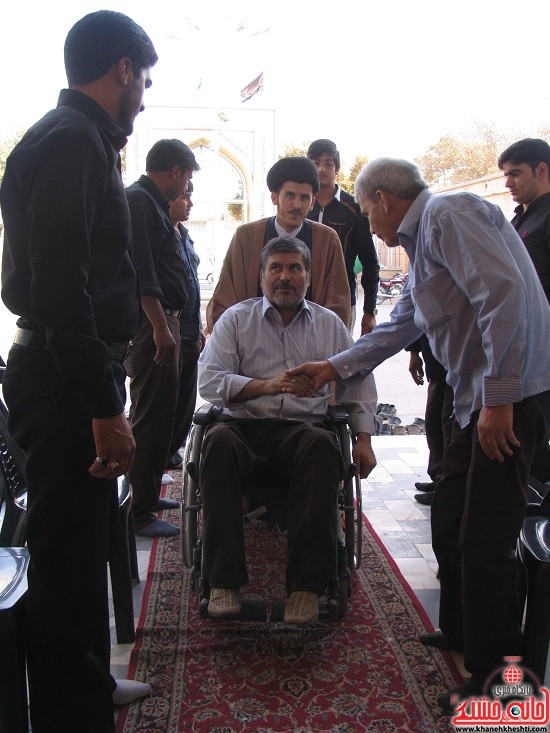 چهلم شهید رحمانی در رفسنجان-خانه خشتی (۱)