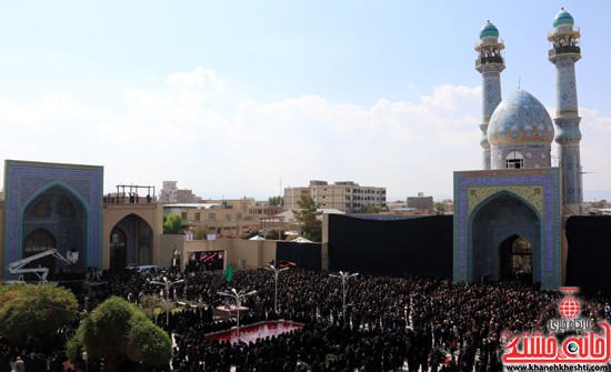 ا از تجمع هیئت های عزاداری در مسجد جامع رفسنجان (۱۰)