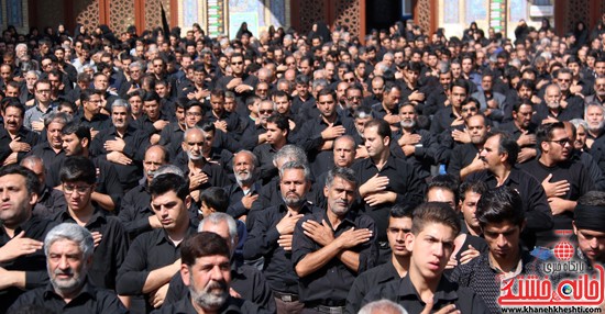 ا از تجمع هیئت های عزاداری در مسجد جامع رفسنجان (۱۶)