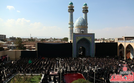 ا از تجمع هیئت های عزاداری در مسجد جامع رفسنجان (۶)