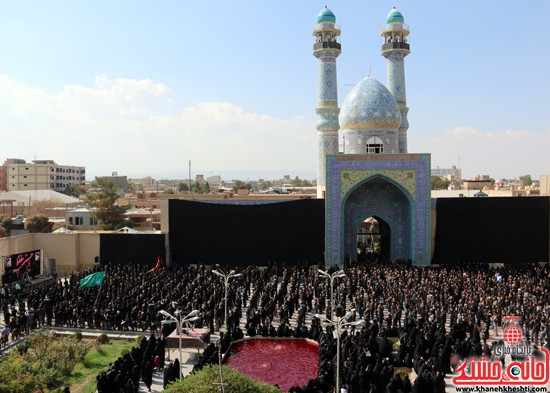ا از تجمع هیئت های عزاداری در مسجد جامع رفسنجان (۹)