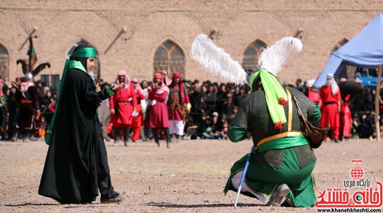 تعزیه خوانی روز عاشورا در امام زاده سید غریب رفسنجان (۱۸)