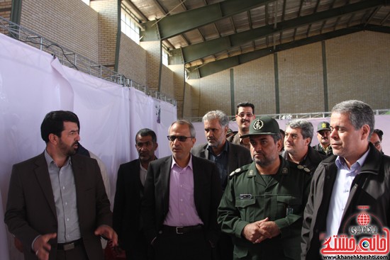 افتتاحیه بیمارستان صحرایی در رفسنجان-خانه خشتی (۶)