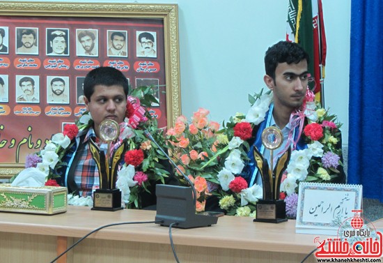 استقبال از برگزیده های جشنواره خوارزمی در رفسنجان (۳)