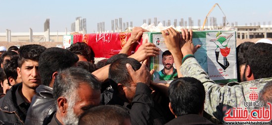 تشییع پیکر پاک شهید مدافع حرم رفسنجان (۱۴)