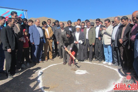 کلنگ زنی دهکده آرامش رفسنجان-خانه خشتی (۵)