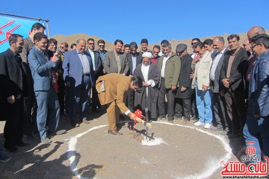 کلنگ زنی دهکده آرامش رفسنجان-خانه خشتی (۶)
