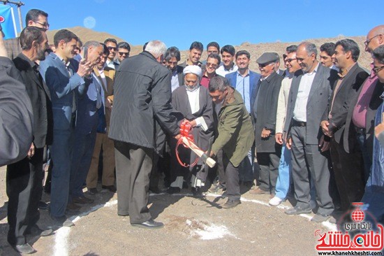 کلنگ زنی دهکده آرامش رفسنجان-خانه خشتی (۸)