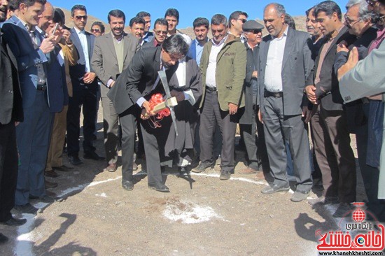 کلنگ زنی دهکده آرامش رفسنجان-خانه خشتی (۹)