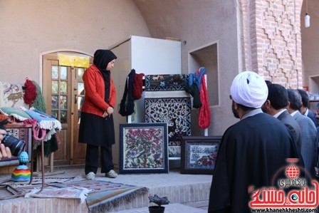 نمایشگاه بشری -کاروانسرای شاه عباسی-رفسنجان-خانه خشتی (۱۳)